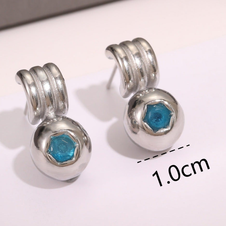 18k Gold Plated Diamond Earrings Gorgeous Zircon Jewelry