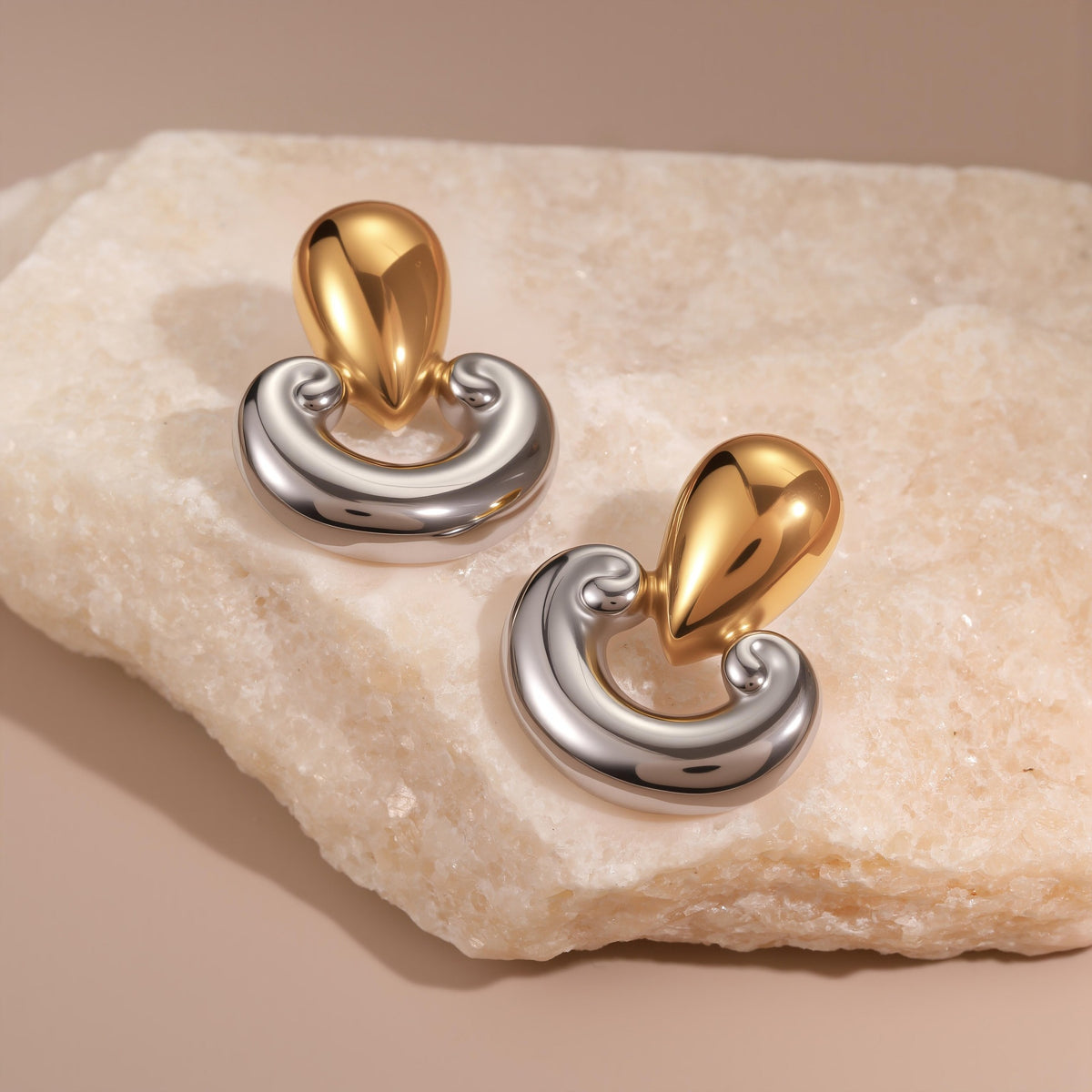 18k Gold Plated Drop Earrings Gorgeous Jewelry