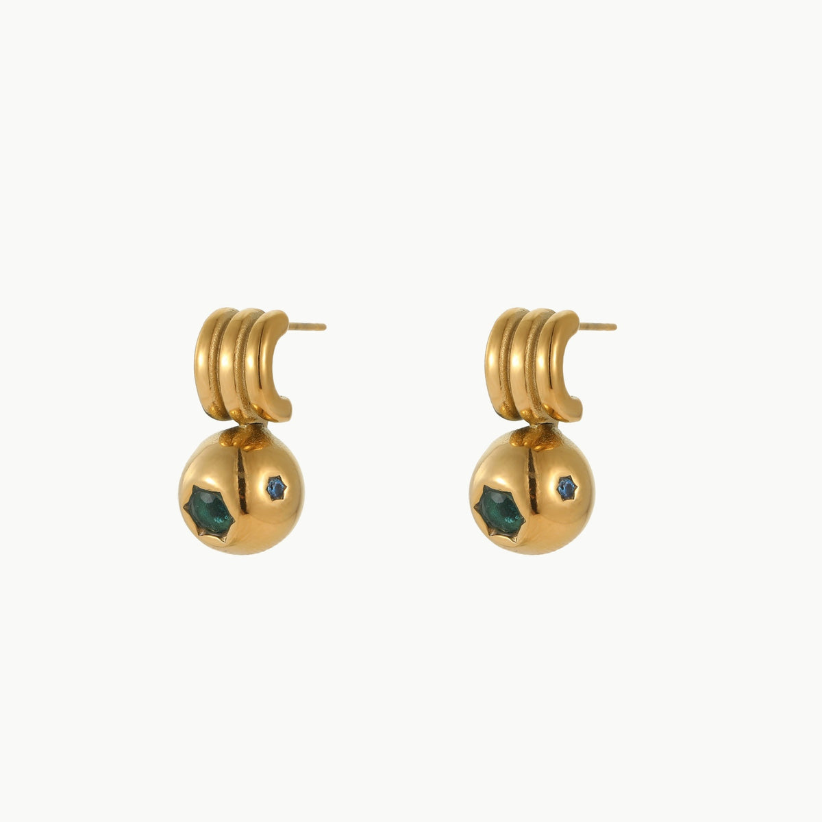 18k Gold Plated Diamond Earrings Gorgeous Zircon Jewelry