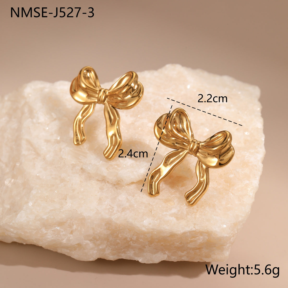 18k Gold Plated Pearl Earrings Gorgeous Flowers Bow Jewelry