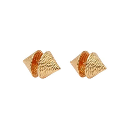 24k Gold Plated Hypoallergenic Stud Earrings With S925 Silver Needle