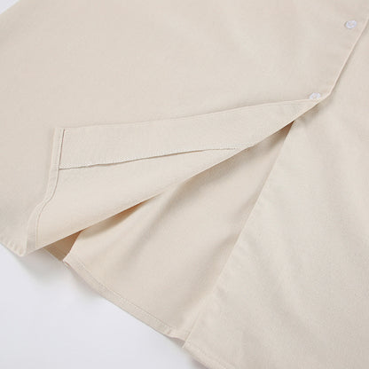 Backless Work It Bubble Sleeve Linen Midi Dresses