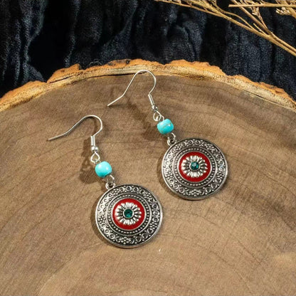 Vintage Jewelry Feather Tassel Earrings Bohemian Chandelier Earrings