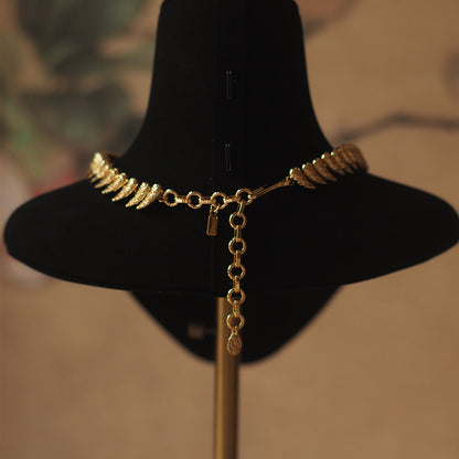 Vintage Jewelry Set Gold Necklace