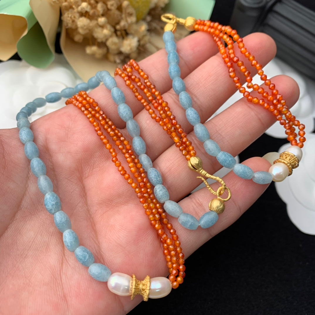 Vintage Jewelry Set Bracelet Necklace
