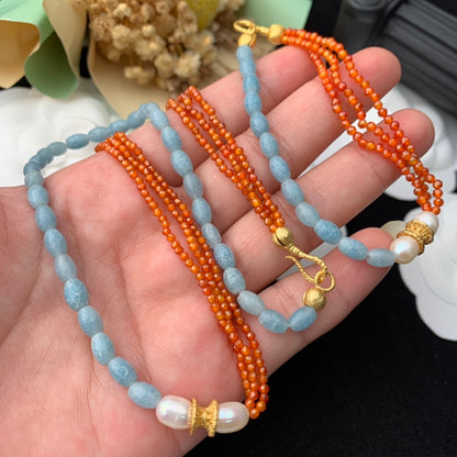 Vintage Jewelry Set Bracelet Necklace