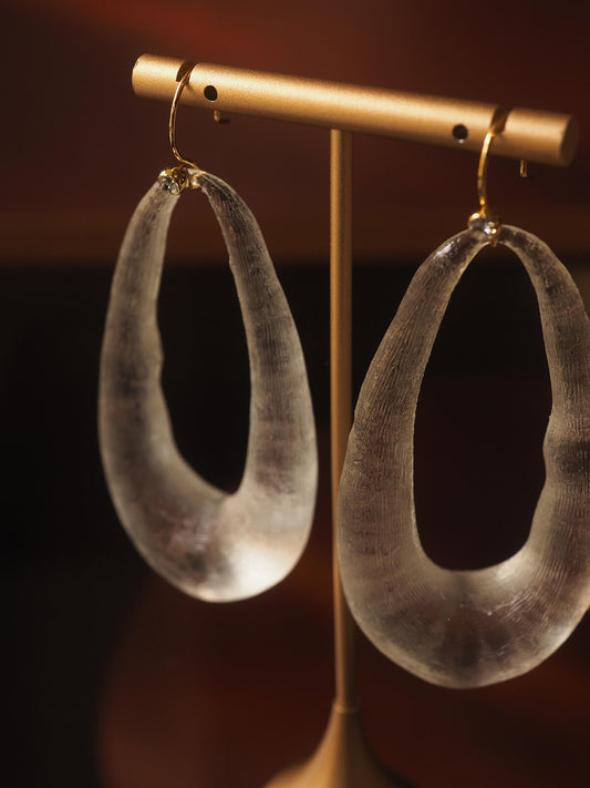 Vintage Jewelry Clear Earrings