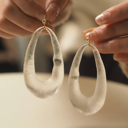 Vintage Jewelry Clear Earrings
