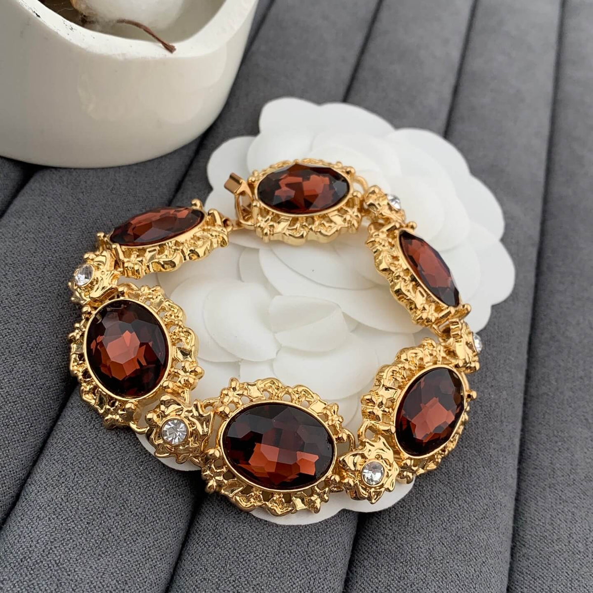 Vintage Jewelry Gems Diamond Bracelet