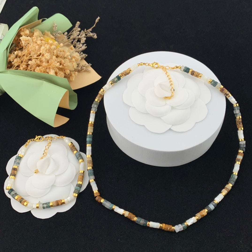 Vintage Jewelry Set Necklace Bracelet
