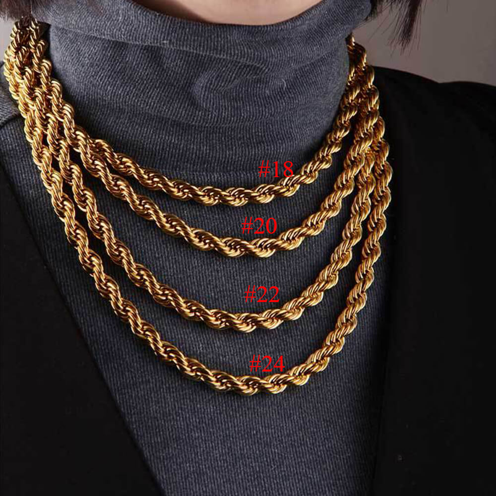 Vintage Jewelry Set Twist Necklace Bracelet