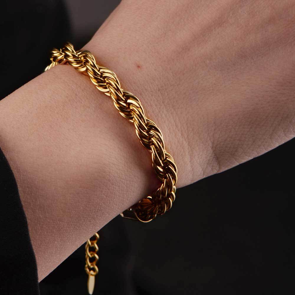 Vintage Jewelry Set Twist Necklace Bracelet