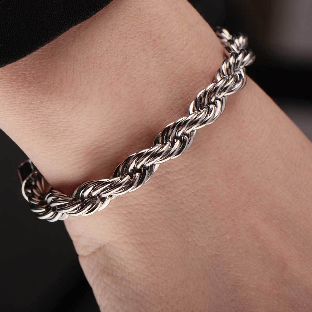 Vintage Jewelry Set Twist Necklace Bracelet