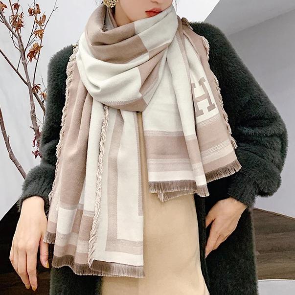 Tassel Warm Cashmere Thick Scarf Shawl Wrap for Women Ladies Girls 65x190