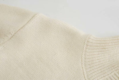 Comfy Single-breasted Knitting Jumpsuit Loungewear