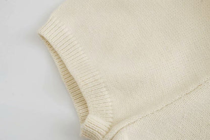 Comfy Single-breasted Knitting Jumpsuit Loungewear