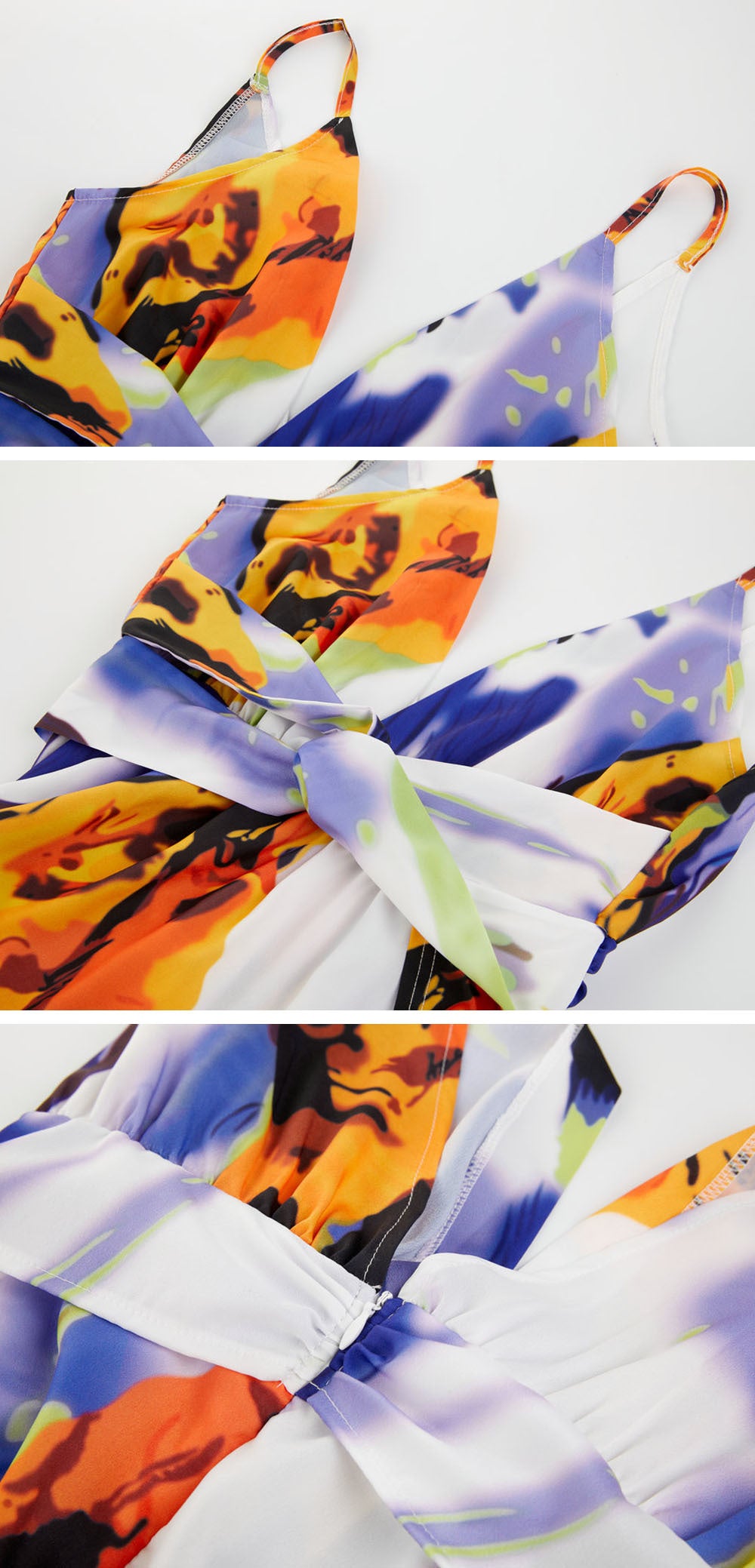 Sexy Sling Colorful Floral Evening Party Maxi Dresses