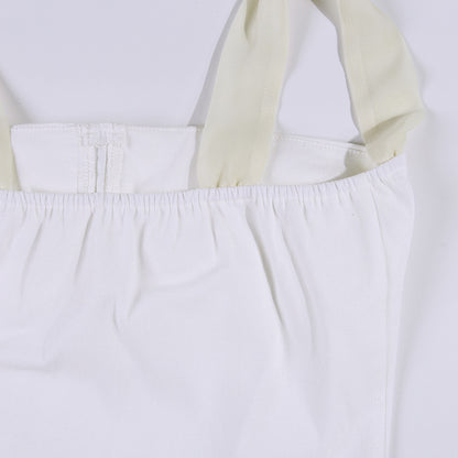 Strappy Bow-knot Tube Tops Suspenders Shirts