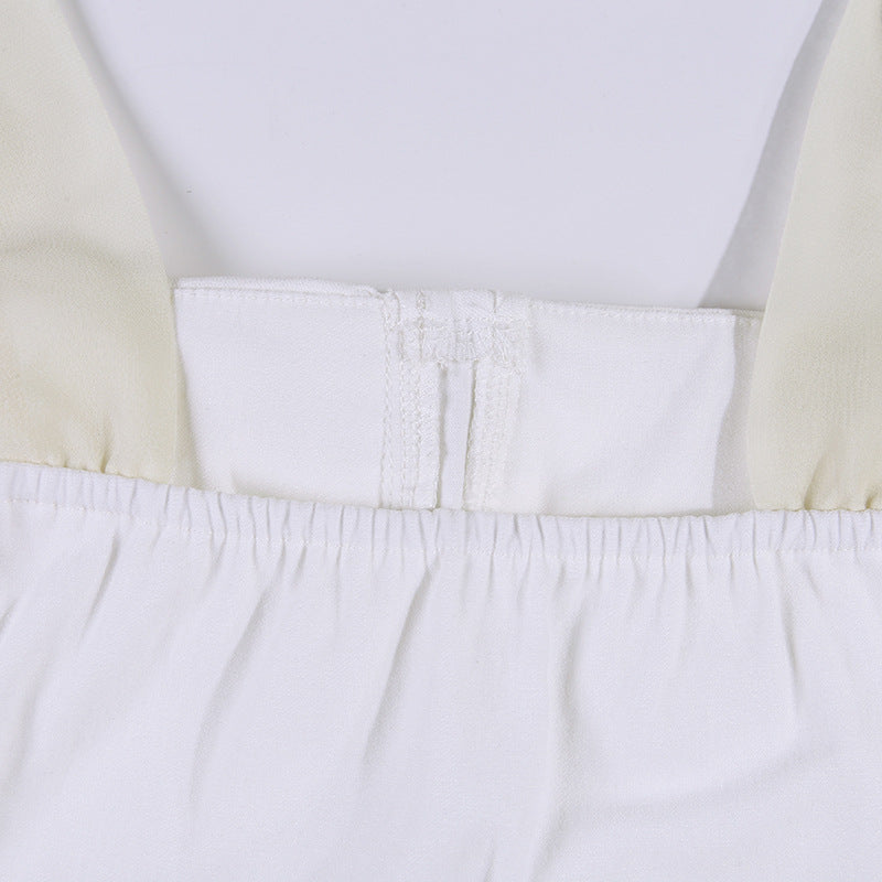 Strappy Bow-knot Tube Tops Suspenders Shirts