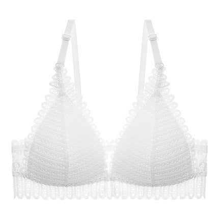 Lace Wireless Front Closure Lingerie Adjusted Plus Size Backless Bralette Bras Set