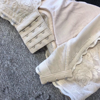 Lace V-neck Seamless Vest Bras