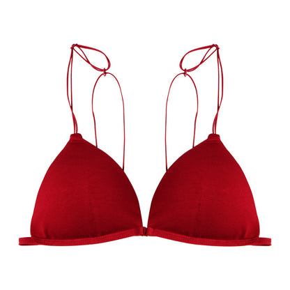Sexy Triangle Cup Front Buckle Wireless bras
