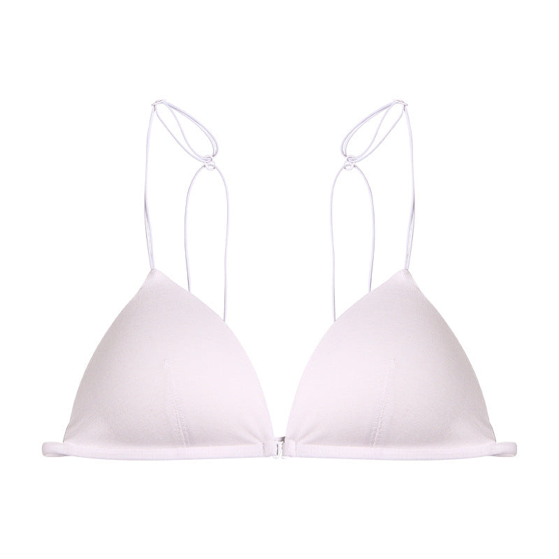 Sexy Triangle Cup Front Buckle Wireless bras