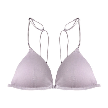 Sexy Triangle Cup Front Buckle Wireless bras