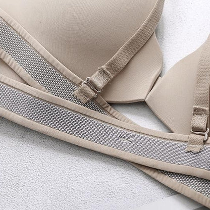 Strapless Bra Stickers Non-Slip Gather Front Buckle No Rims Invisible Underwear Thin Bras