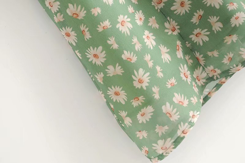 Sexy Suspenders Split Floral Daisy Midi Dresses