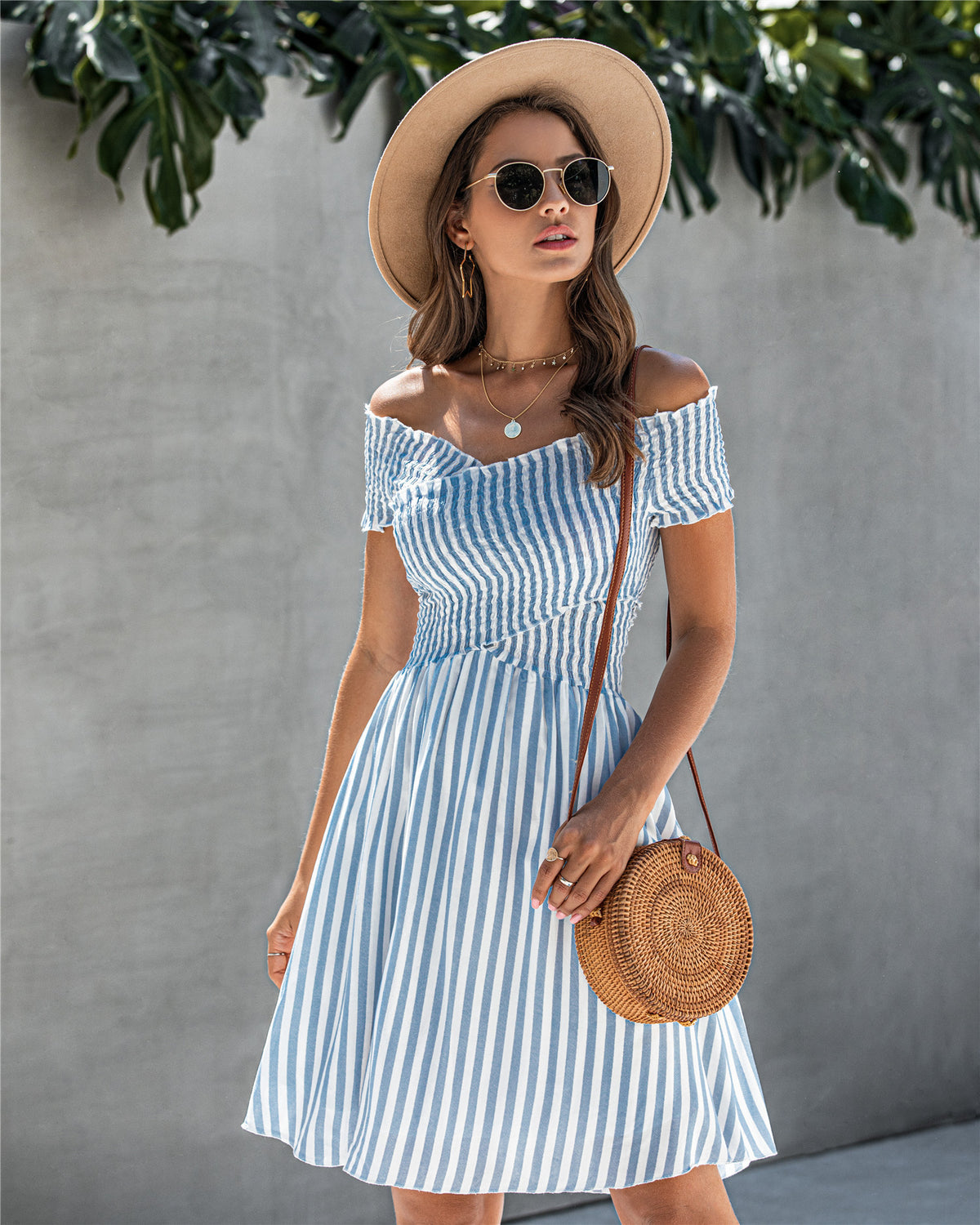 Fringe Off The Shoulder Strapless Mini Dresses