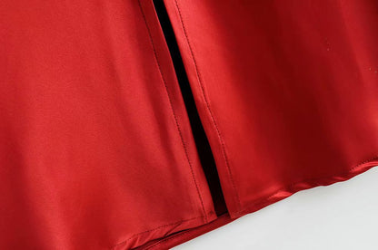 Sling Satin Backless Party Midi Dresses