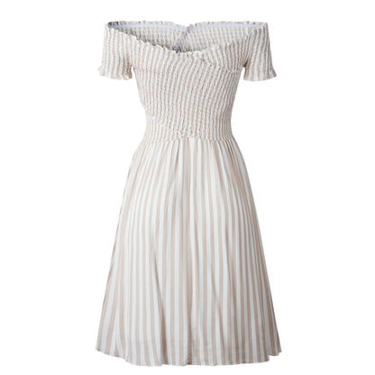 Fringe Off The Shoulder Strapless Mini Dresses