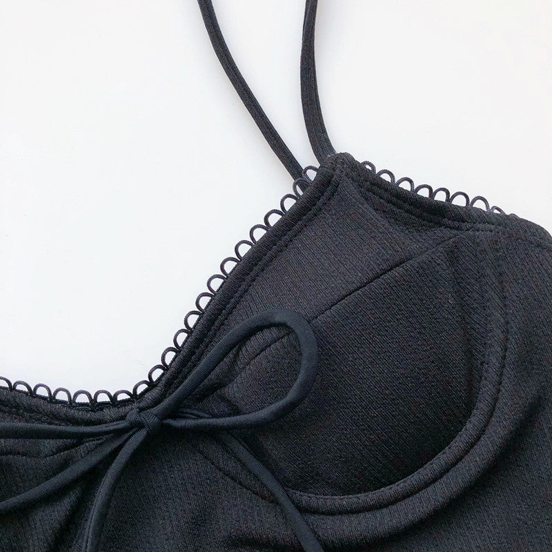 Lace One-piece Swimwear