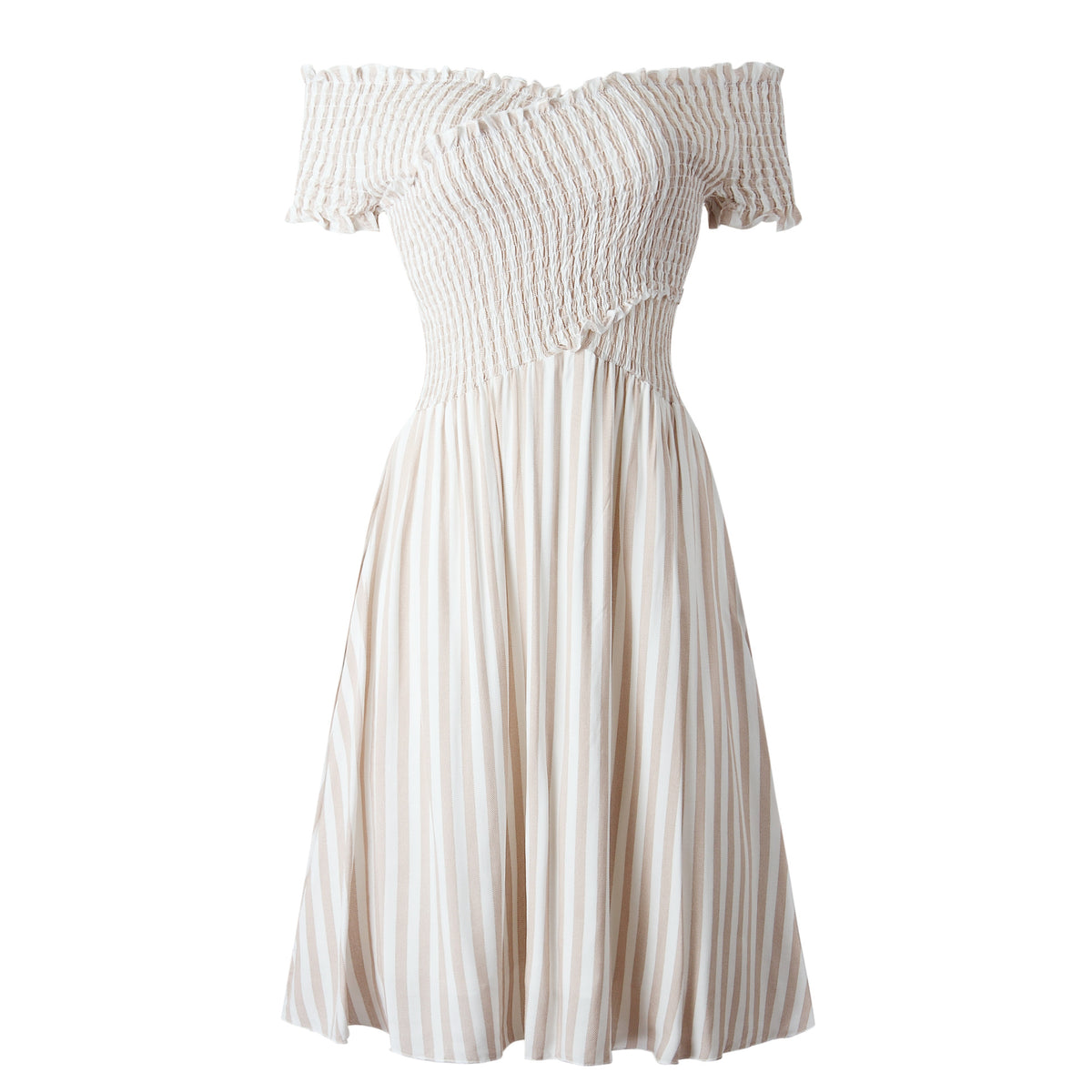 Fringe Off The Shoulder Strapless Mini Dresses