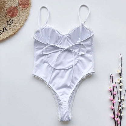 Lace One-piece Swimwear