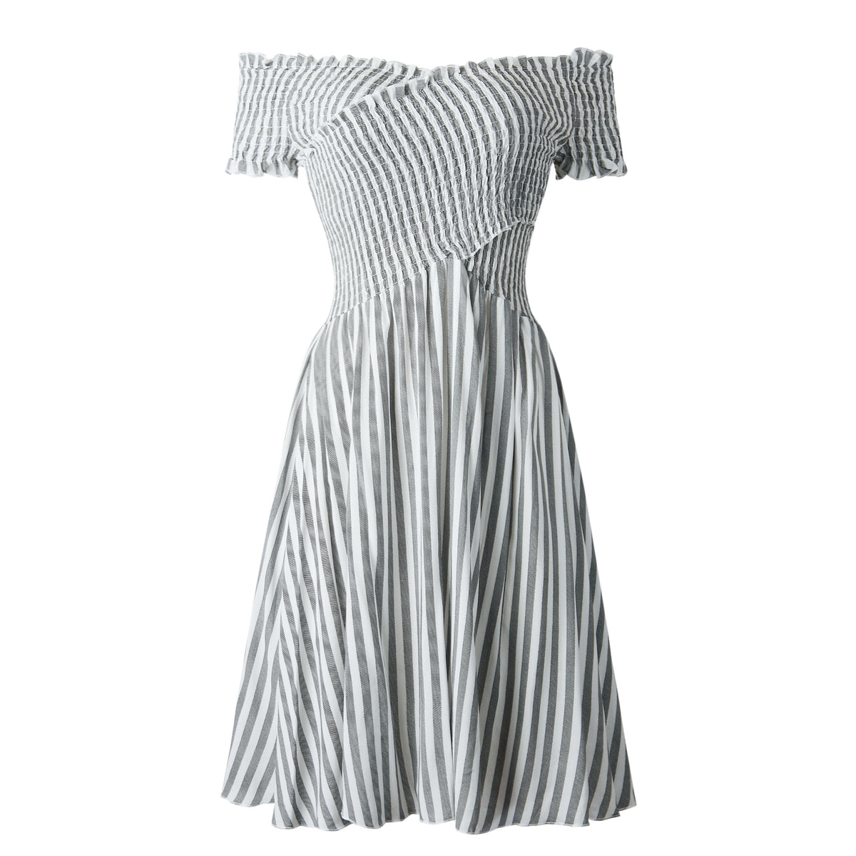 Fringe Off The Shoulder Strapless Mini Dresses