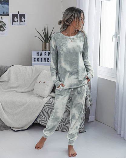 Tie Dye Two-Piece Set Loungewear