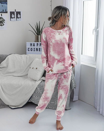 Tie Dye Two-Piece Set Loungewear
