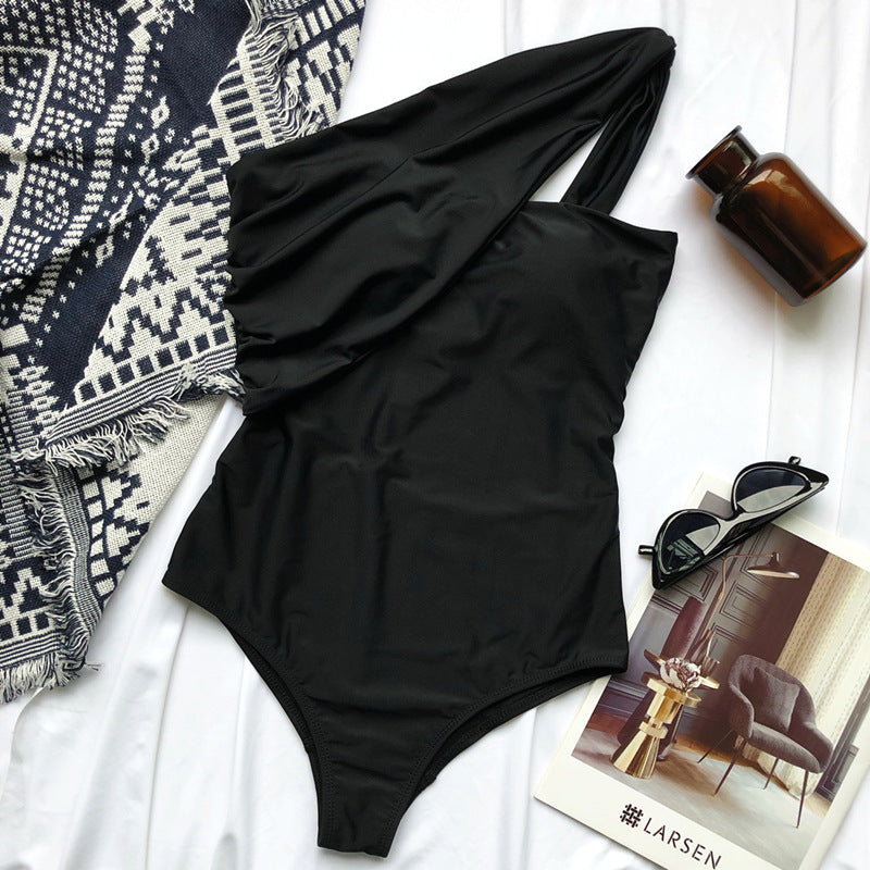 One-shoulder One-piece Swimwear