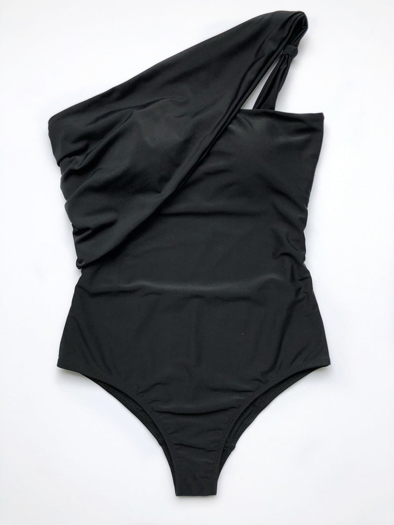 One-shoulder One-piece Swimwear