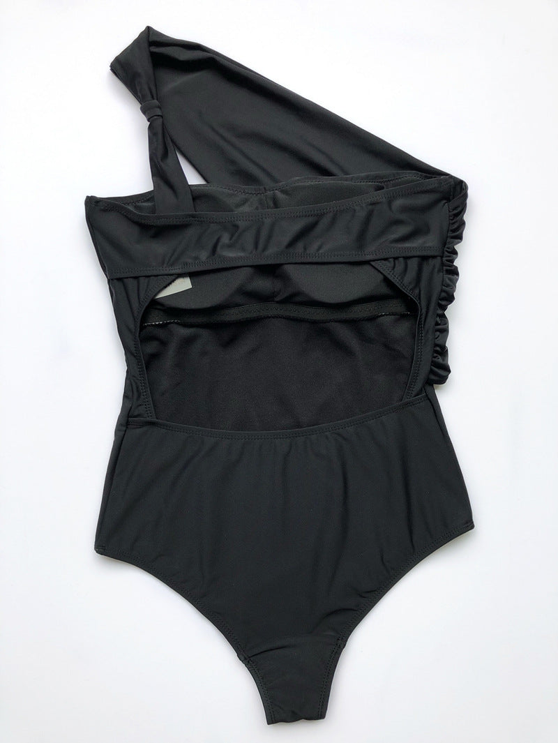 One-shoulder One-piece Swimwear
