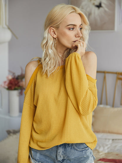 Suspenders One Shoulder Tops Knit Shirt