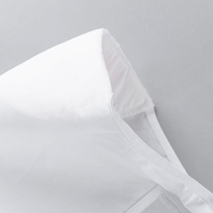 Shoulder Padded Single-breasted Shirt Pocket Tops