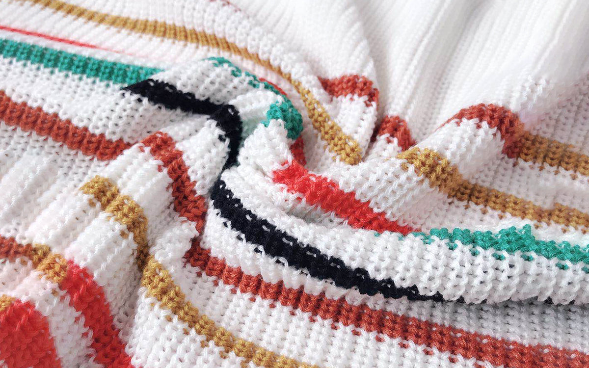 Striped Knitted Vest