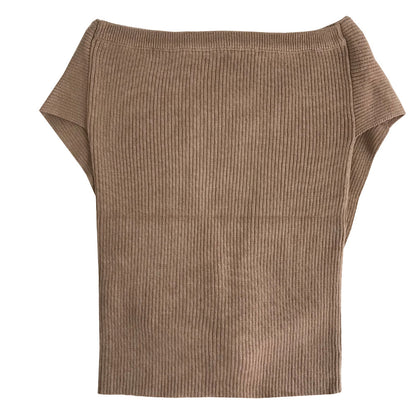 Cross Strapless Halter Camis Tops Sweaters