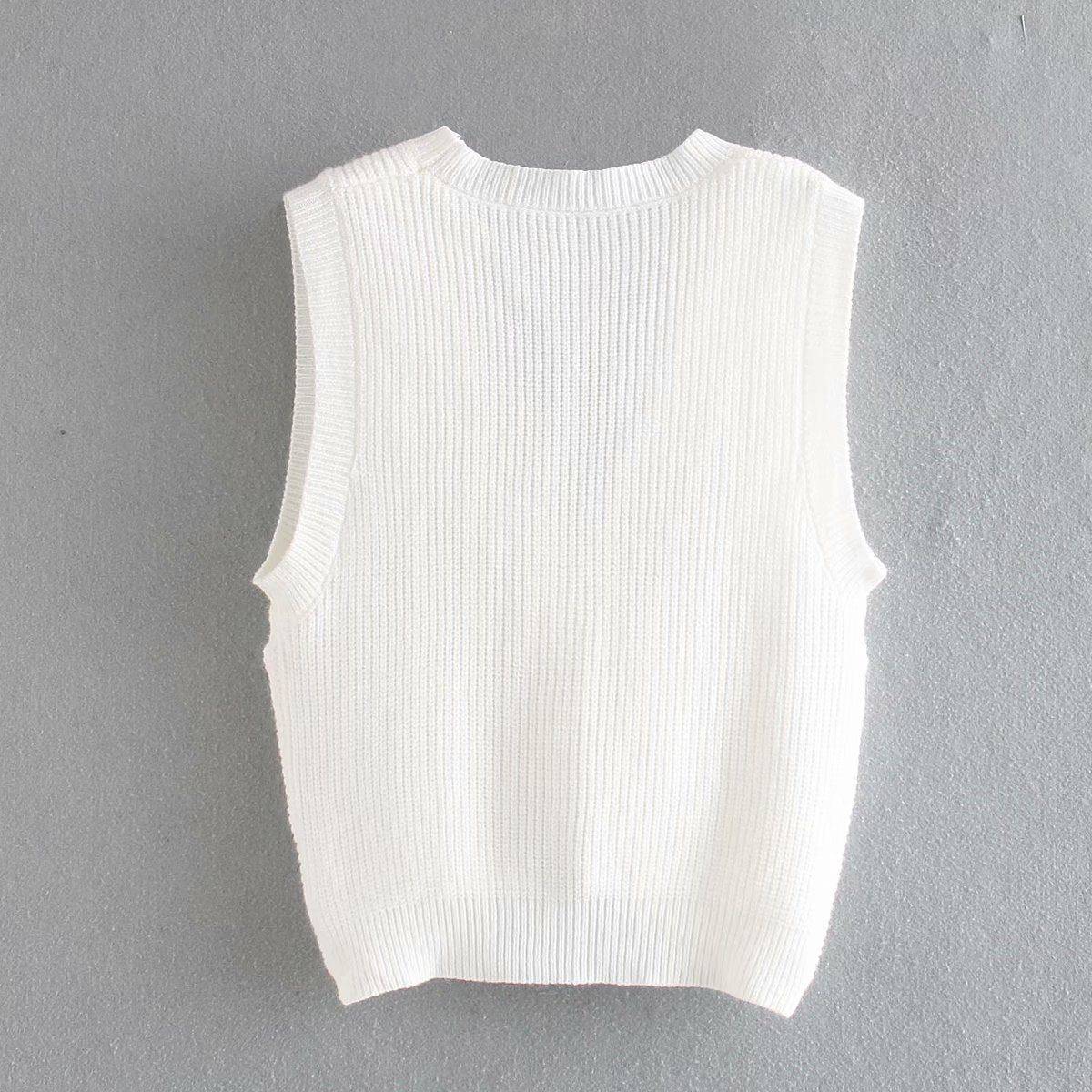 Knit Tie Knot Crop Camis Tank Tops Sweaters