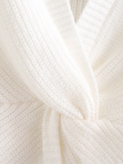 Knit Tie Knot Crop Camis Tank Tops Sweaters