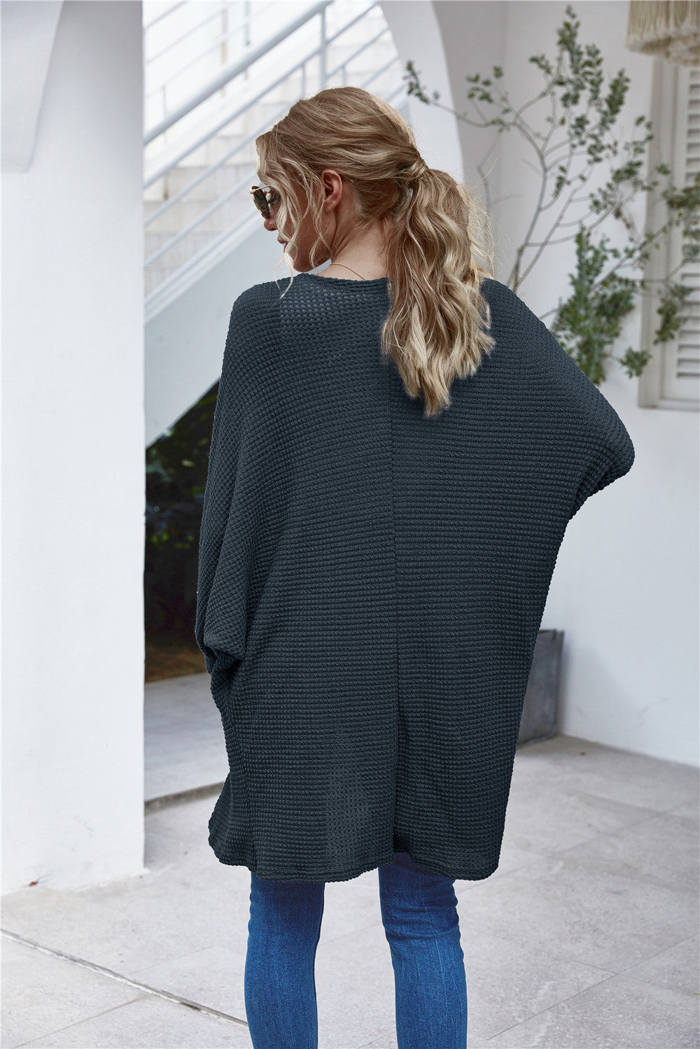 Casual Knit Batwing Sleeve Comfy Cardigans Outerwear
