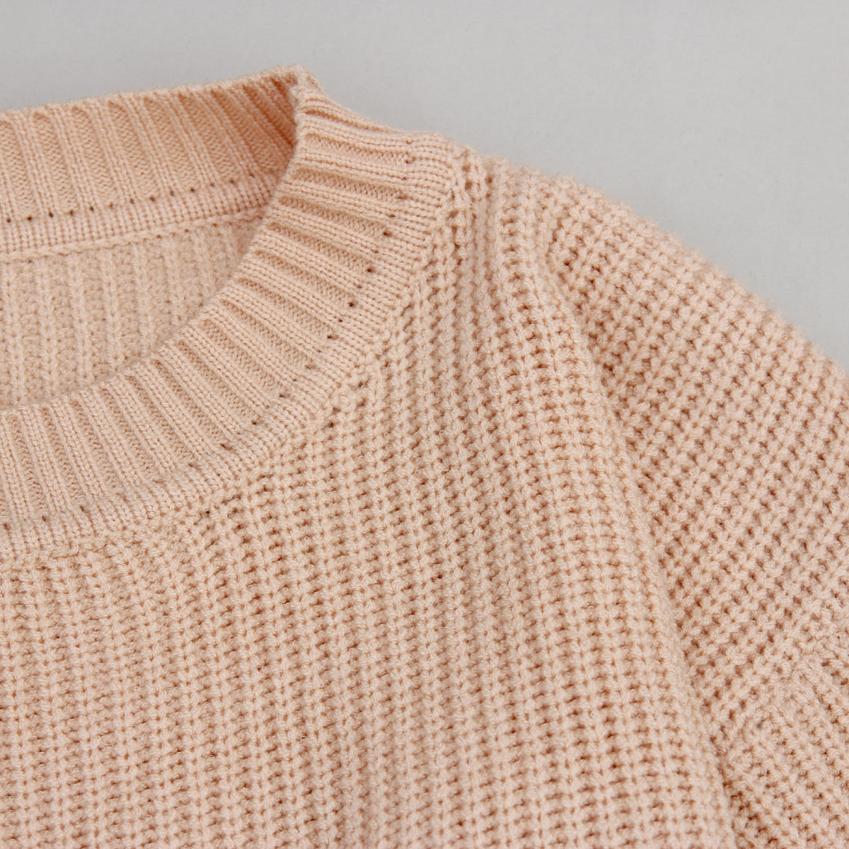 Casual Office Style Bowknot Knitting Sweater